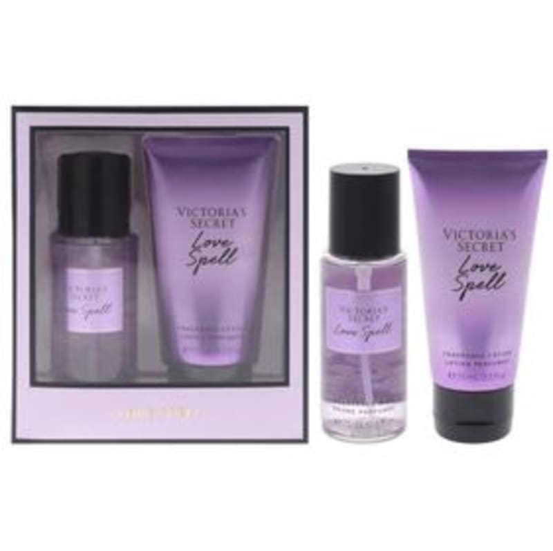 Victoria's S. Body Love Spell+crema Victoria's Secret — perfume original, frasco