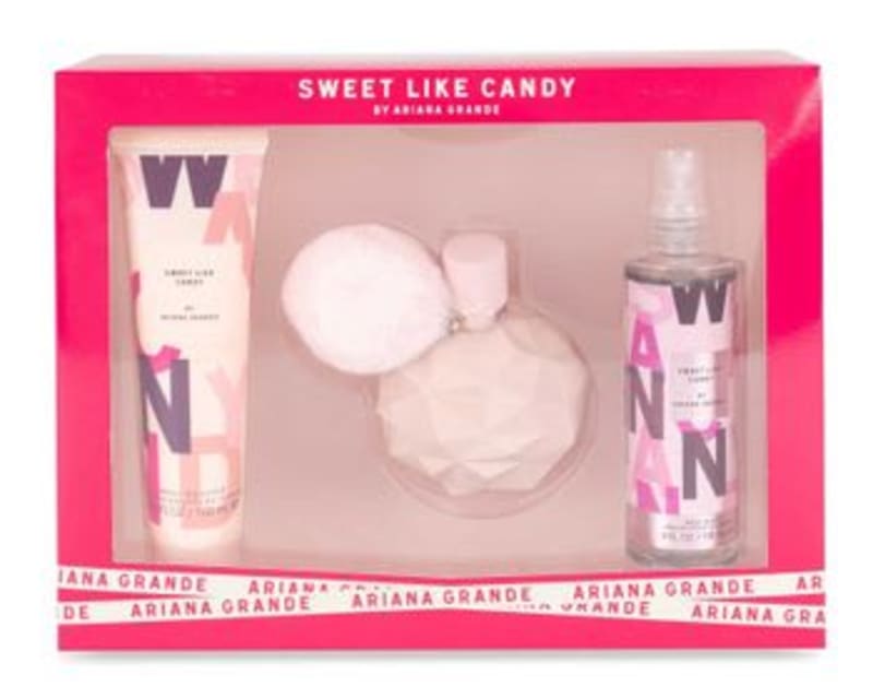 Ariana G. Sweet Like Candy 100 ml Edp+crema+body Ariana Grande — perfume original, frasco