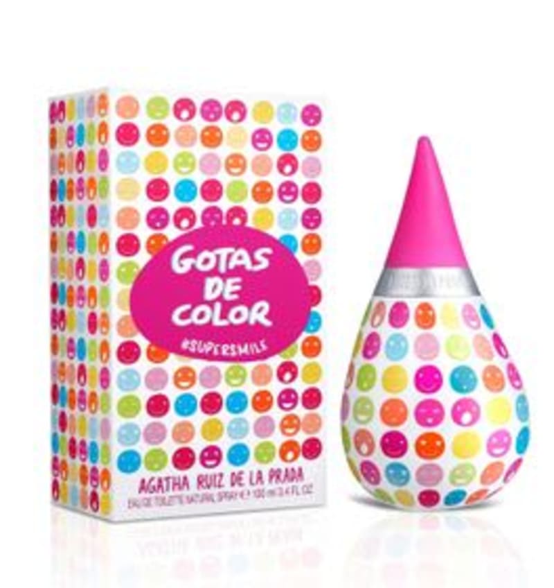 Agatha R. de la P. Gotas de Color #supersmile 100 ml EDT Agatha Ruiz de la Prada — perfume original, frasco