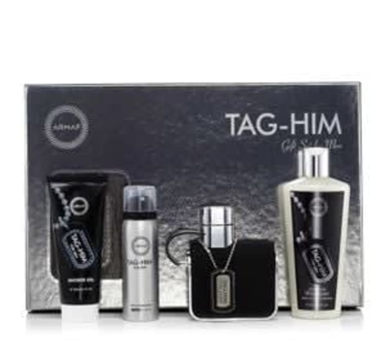 Armaf Tag-him 100 ml Edp+gel+desodorante+shampoo Armaf — perfume original, frasco