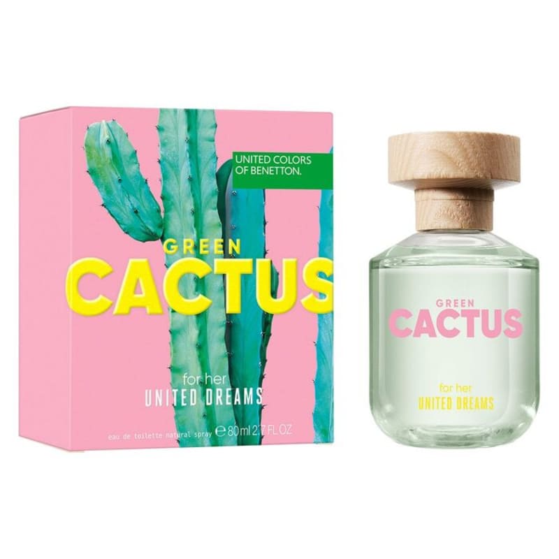 Benetton Green Cactus 80 ml EDT Benetton — perfume original, frasco