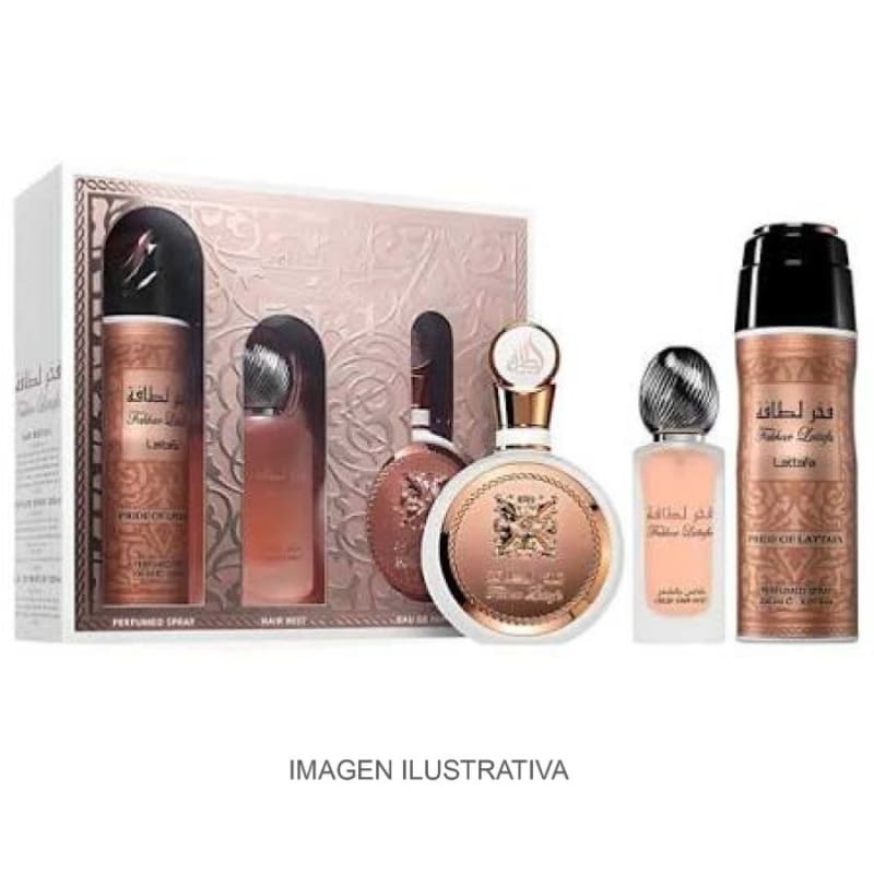 Lattafa Fakhar Lattafa 100 ml Edp+body+hair Mist Lattafa — perfume original, frasco