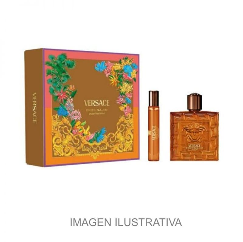 Versace Eros Najim Parfum 100 Ml+mini Versace — perfume original, frasco