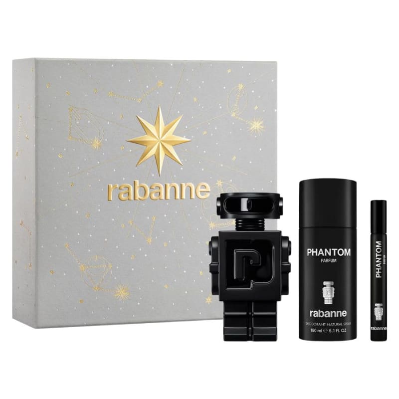 Paco R. Phantom Parfum 100 Ml+mini+desodorante Paco Rabanne — perfume original, frasco
