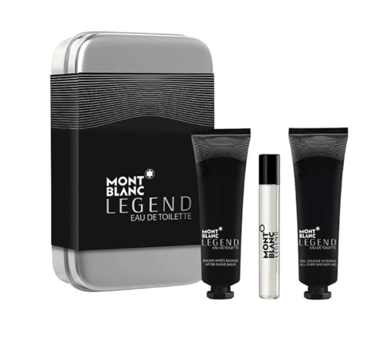 Mont B. Legend Mini+gel+after Mont Blanc — perfume original, frasco
