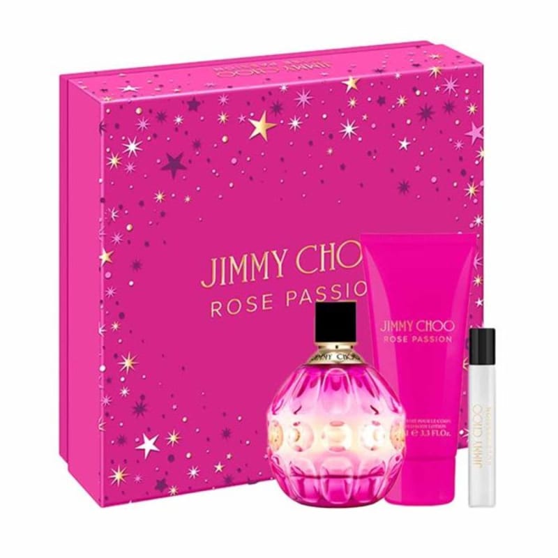Jimmy Choo I Want Choo Rose Passion 100 ml Edp+mini+crema Jimmy Choo — perfume original, frasco