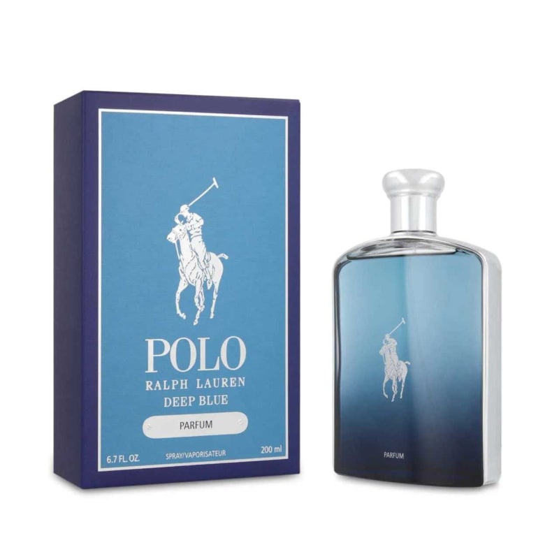 Ralph L. Polo Deep Blue Parfum 200 ml Ralph Lauren — perfume original, frasco