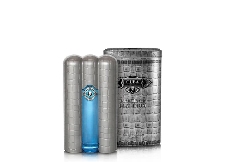Cuba Prestige Platinum 90 ml EDT (chanel Bleu) Chanel — perfume original, frasco