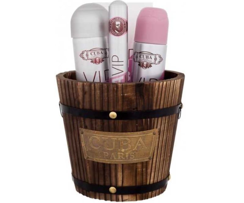 Cuba VIP 100 ml Edp+mini+crema+desodorante Cuba — perfume original, frasco