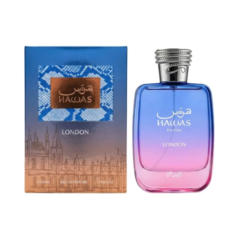 Rasasi Hawas London 100 ml EDP Rasasi — perfume original, frasco