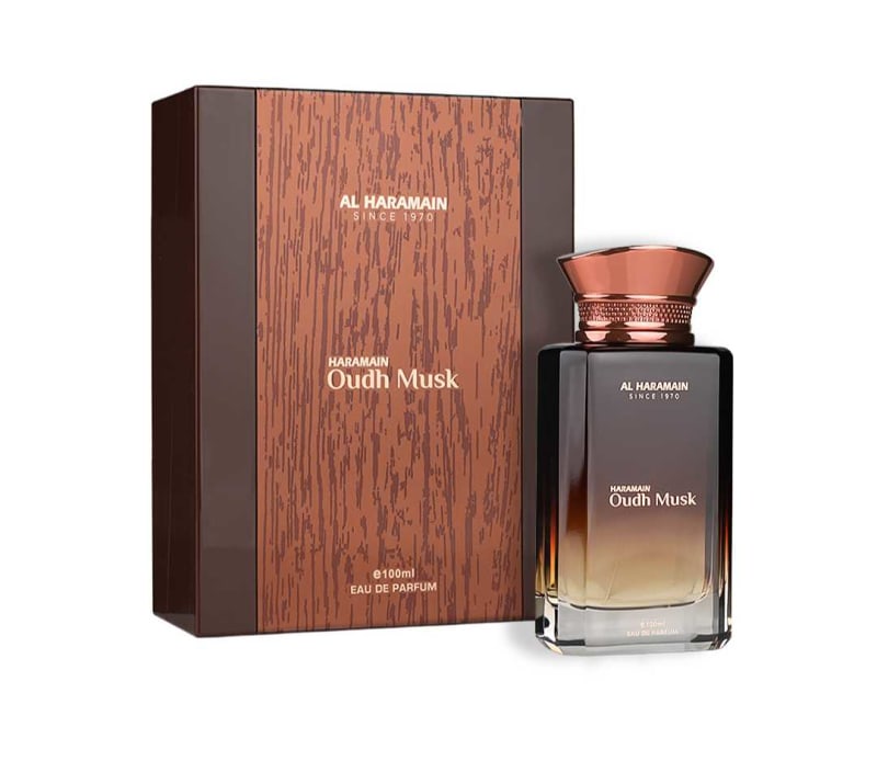 Al Haramain Oudh Musk 100 ml EDP Al Haramain — perfume original, frasco