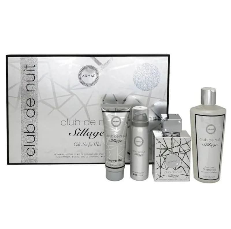 Armaf Club de Nuit Sillage 105 ml Edp+gel+desodorante+shampoo Armaf — perfume original, frasco