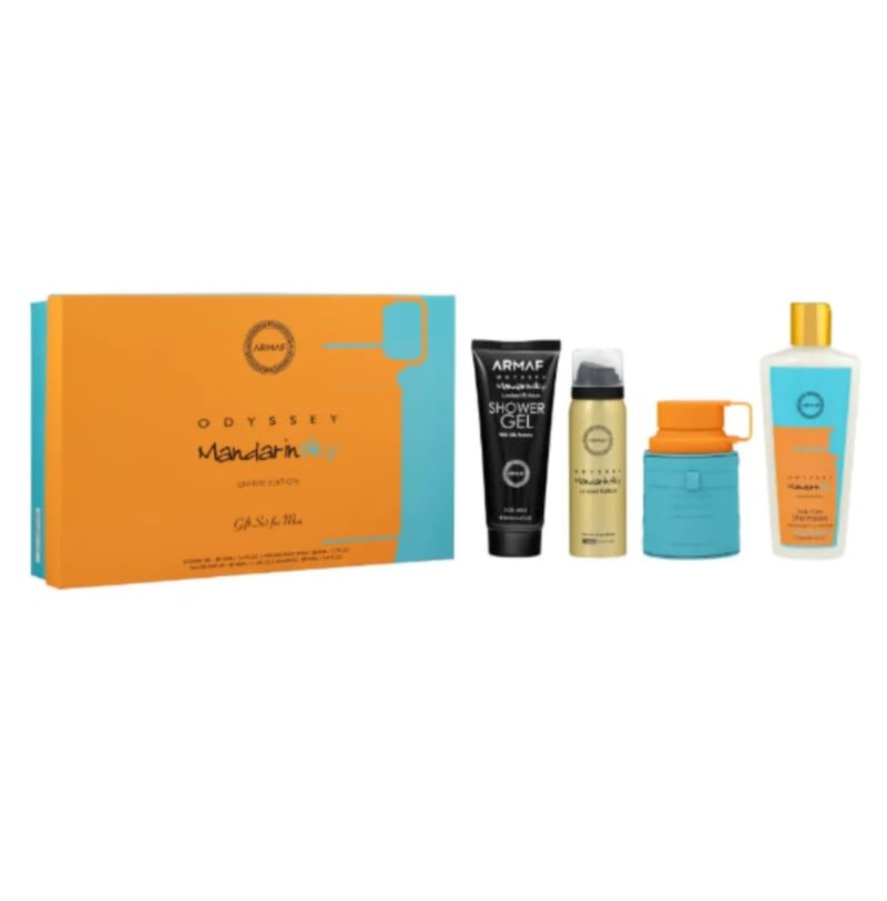 Armaf Odyssey Mandarin Sky 100 ml Edp+gel+desodorante+shampoo Armaf — perfume original, frasco