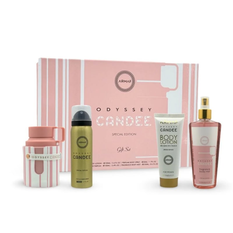 Armaf Odyssey Candee 100 ml Edp+crema+desodorante+body Armaf — perfume original, frasco