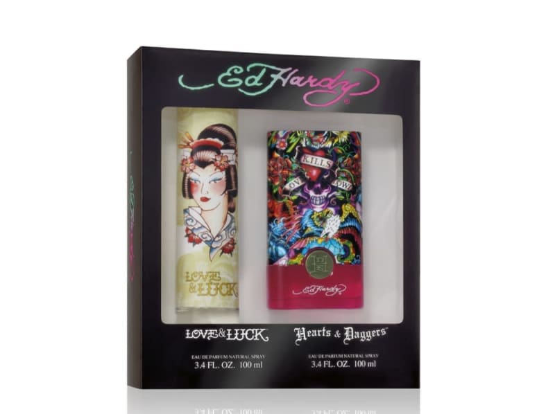 Ed Hardy Love & Luck+ Hearts & Daggers. Ed Hardy — perfume original, frasco