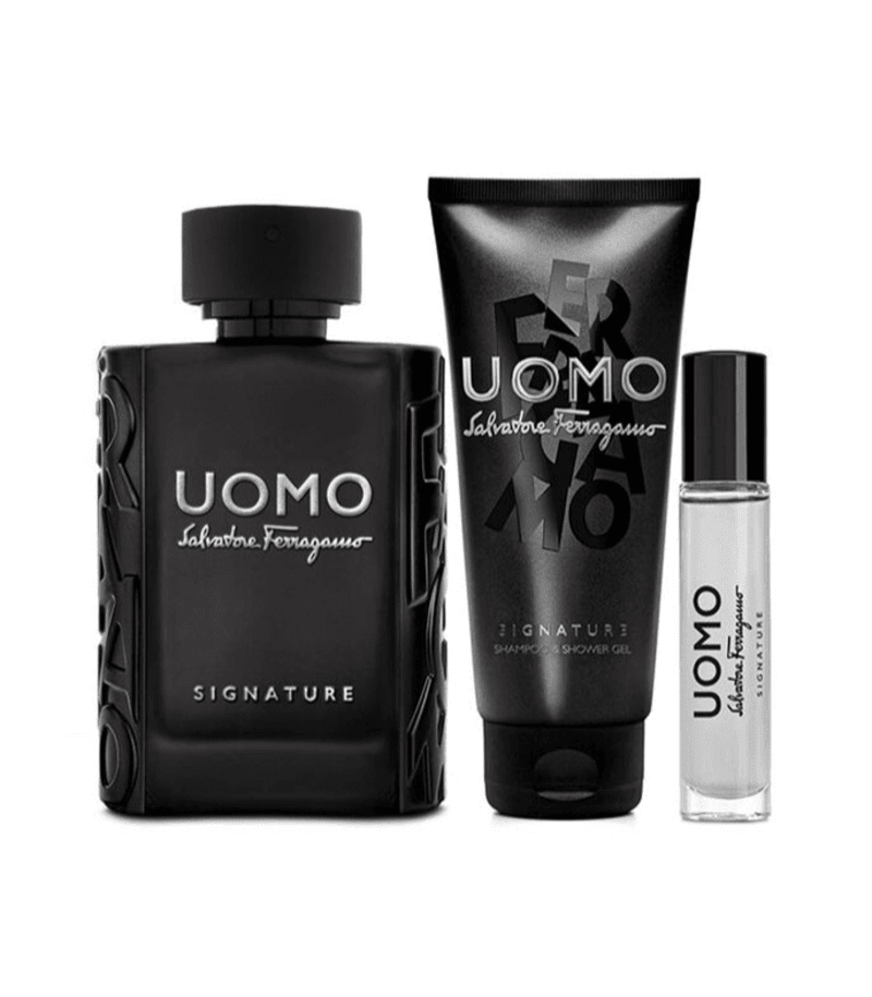 Salvatore F. Uomo Signature 100 ml Edp+after+gel Ferragamo — perfume original, frasco