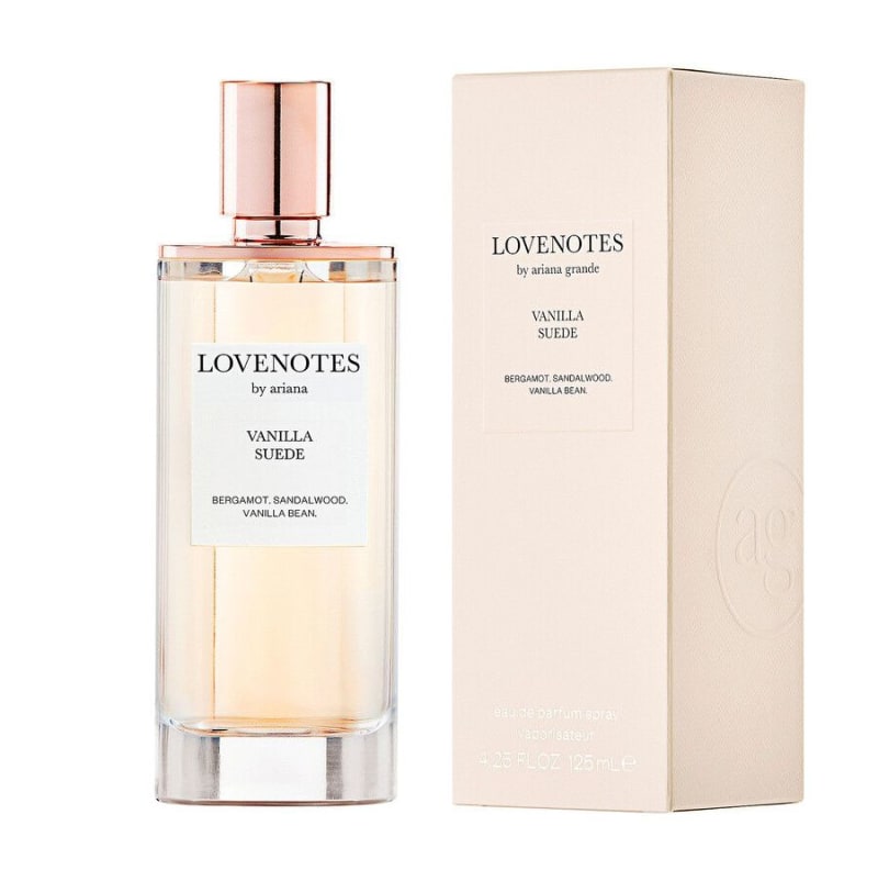 Ariana G. Lovenotes Vanilla Suede 125 ml EDP Ariana Grande — perfume original, frasco