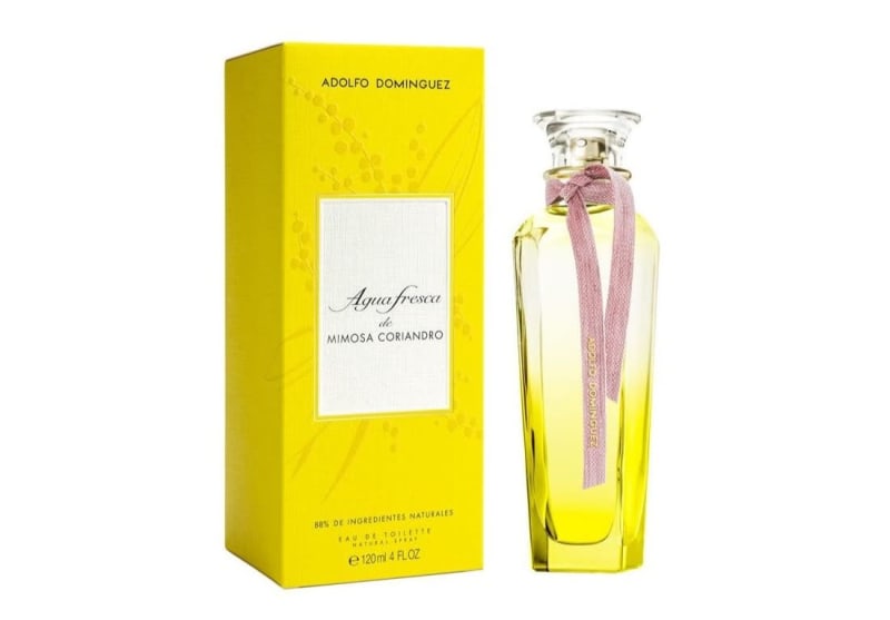 Adolfo Dominguez Agua Fresca de Mimosa Coriandro 120 ml EDT Adolfo Domínguez — perfume original, frasco