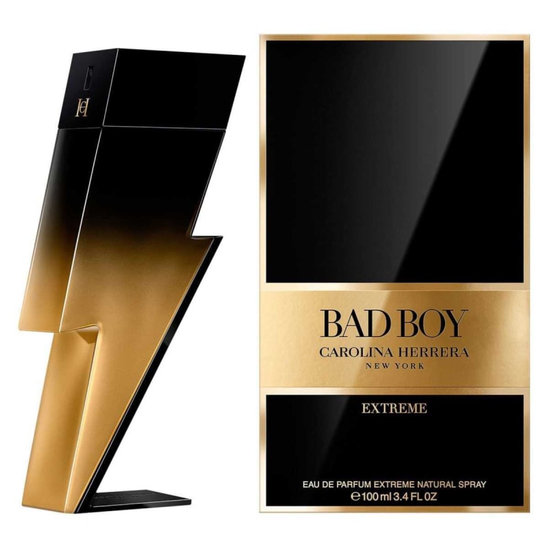 Carolina H. Bad Boy Extreme 100 ml EDP Carolina Herrera — perfume original, frasco