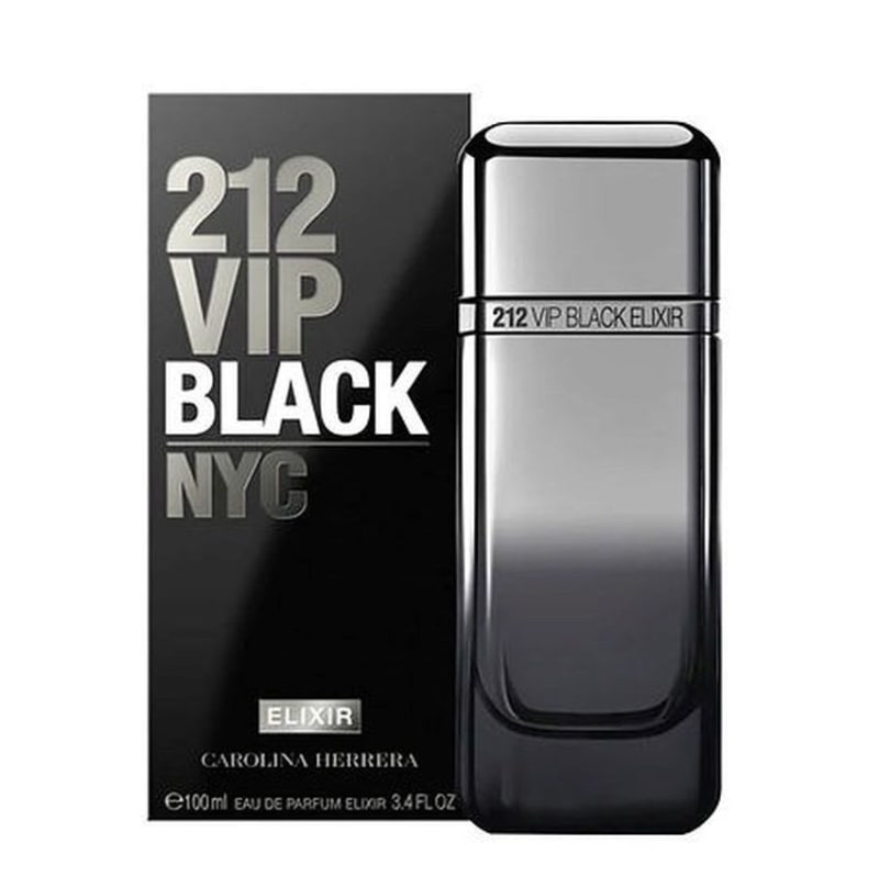 Carolina H. 212 VIP Black Elixir 100 ml EDP Carolina Herrera — perfume original, frasco