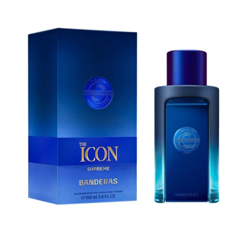 Antonio B. the Icon Supreme Intense 100 ml EDP Antonio Banderas — perfume original, frasco
