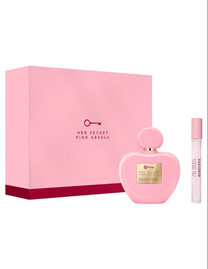 Antonio B. Her Secret Pink Absolu 80 ml Edp+mini Antonio Banderas — perfume original, frasco