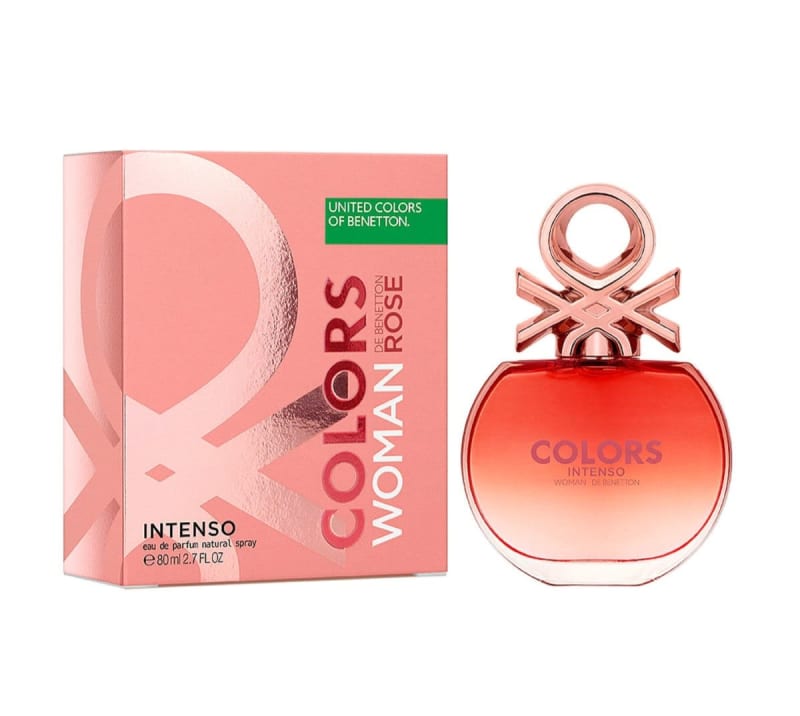 Benetton Colors Rose Intenso 80 ml EDP Benetton — perfume original, frasco