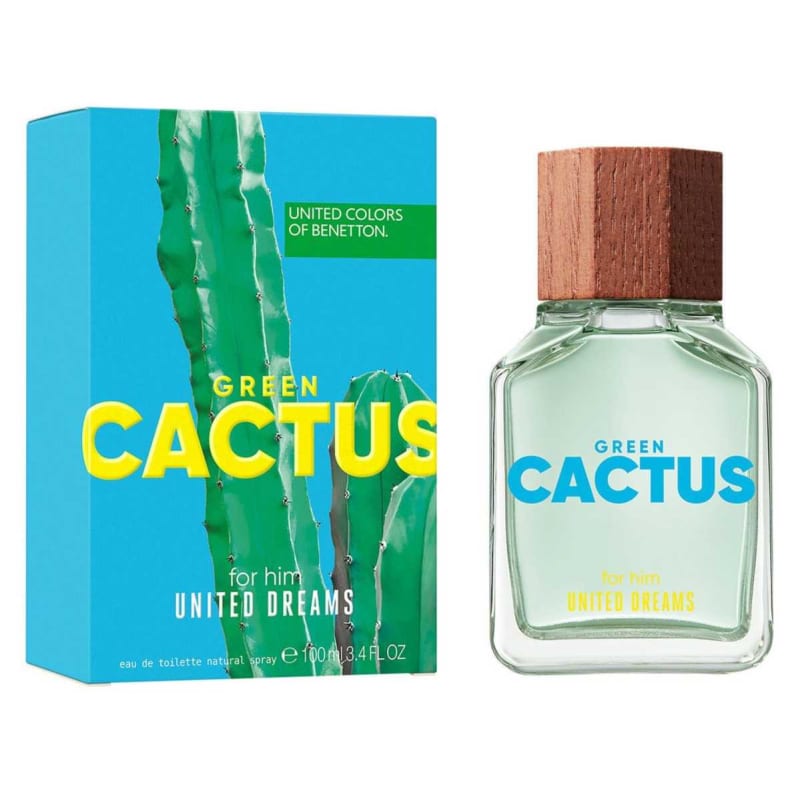 Benetton Green Cactus 100 ml EDT Benetton — perfume original, frasco