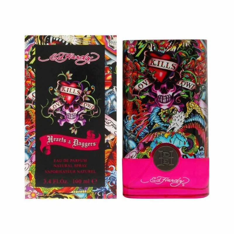 Ed Hardy Hearts & Daggers 100 ml EDP Ed Hardy — perfume original, frasco