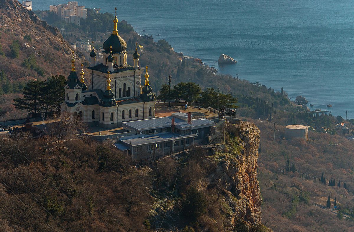 Вид с байдарских ворот фото