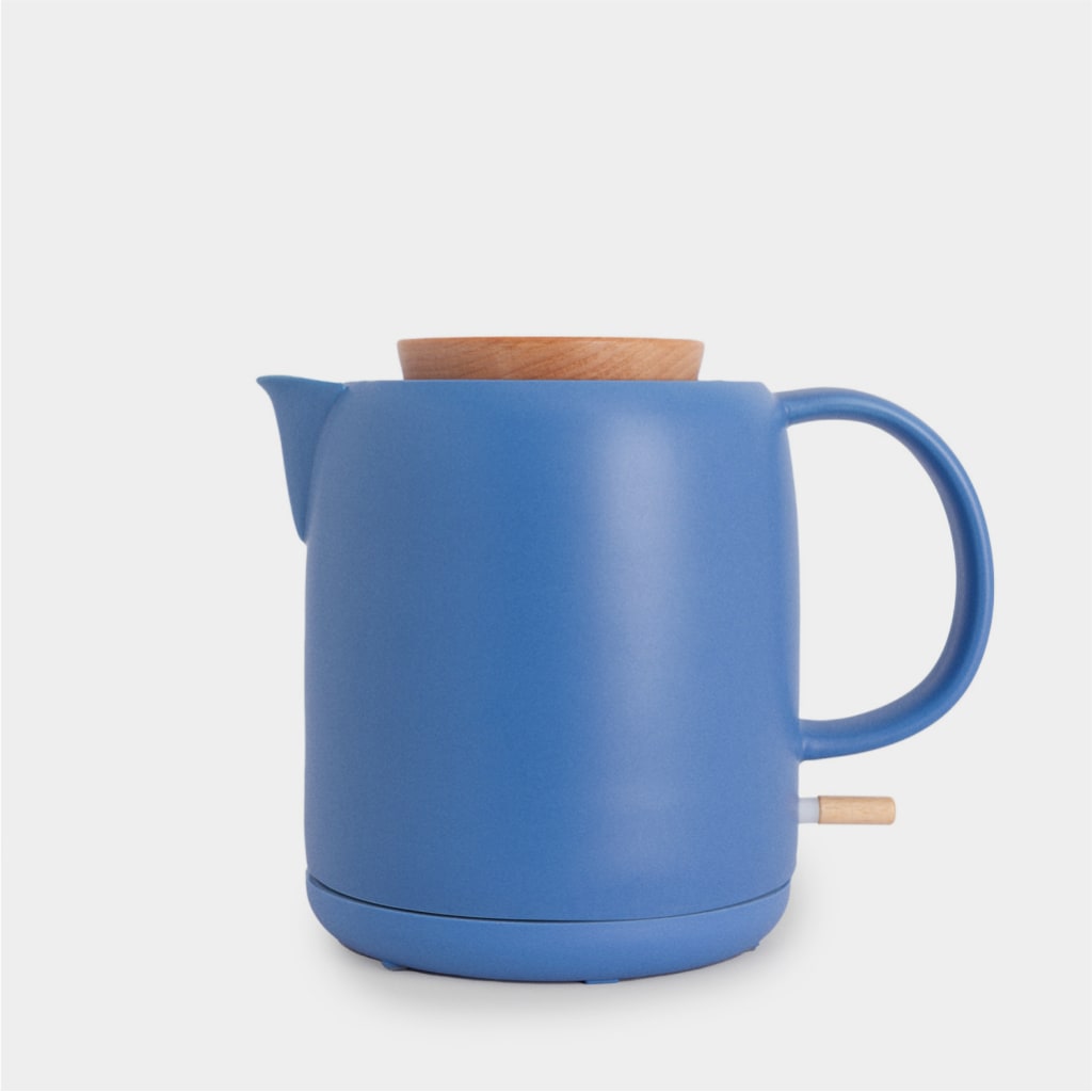 KETTLE CERAMIC - Hervidor de agua eléctrico de cerámica 1 L