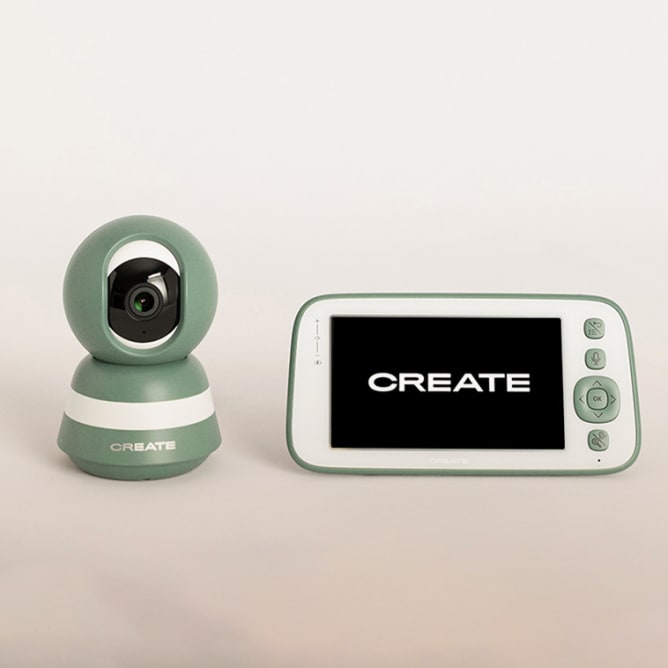 BABY CAM CONNECT PRO - Cámara de vigilancia para bebés con wifi, monitor y audio bidireccional