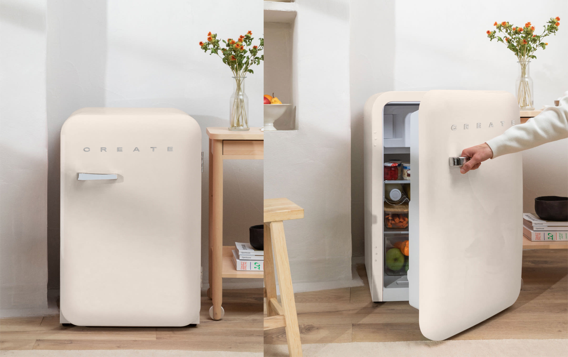 FRIDGE RETRO 107L - Frigorífico de estilo retro