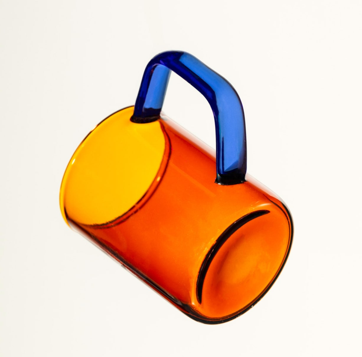 AMBAR COLLECTION - Set de 4 tazas 130 y 210ml de vidrio de borosilicato