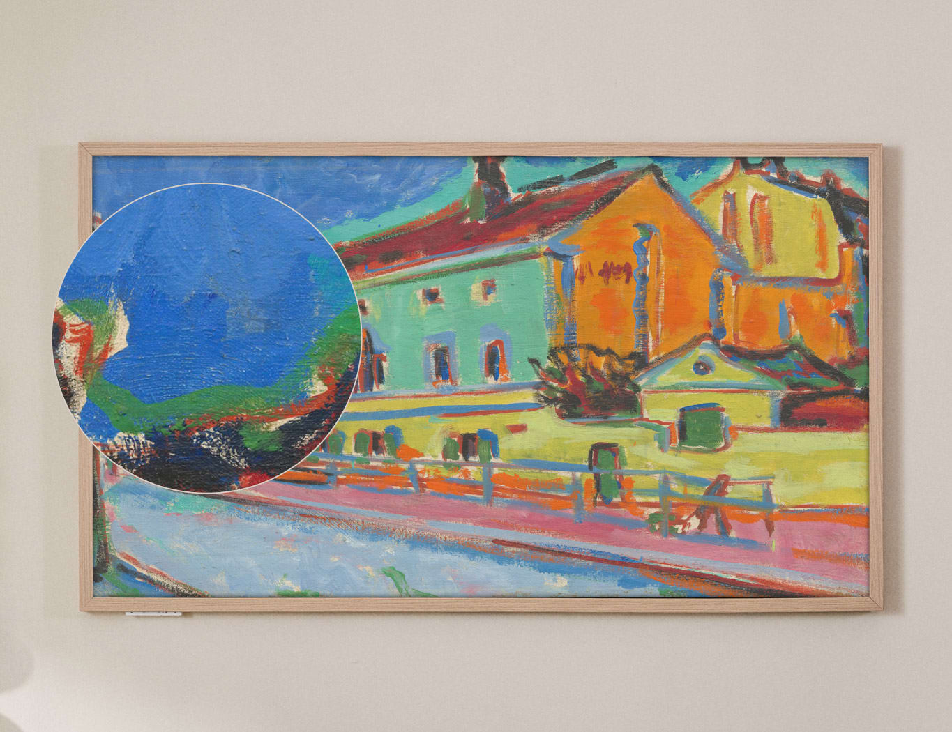 TV ART MATTE - Televisor Smart TV QLED 4K con pantalla antirreflejos y galería de arte