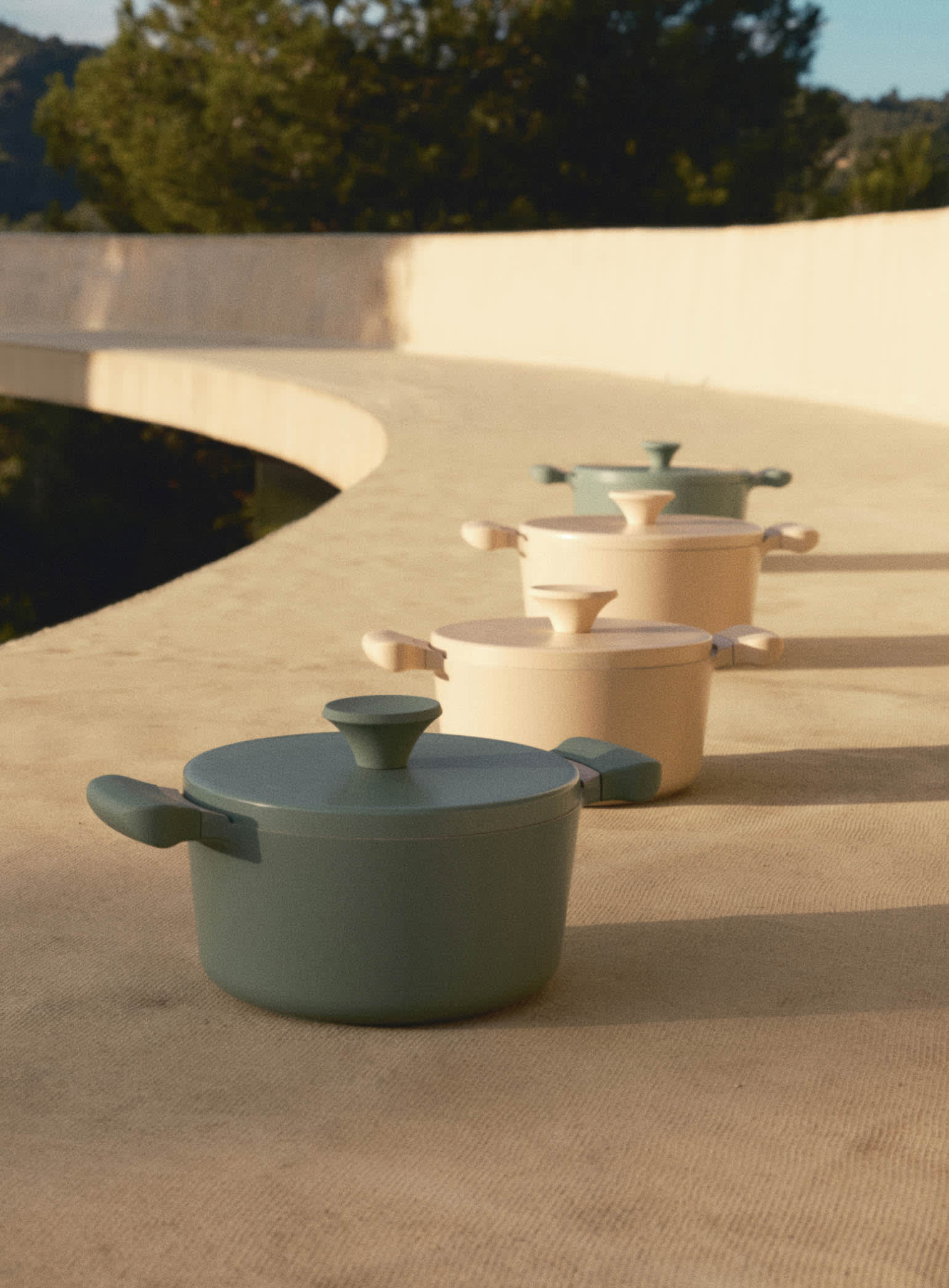 POT STUDIO - Olla de aluminio fundido con revestimiento cerámico