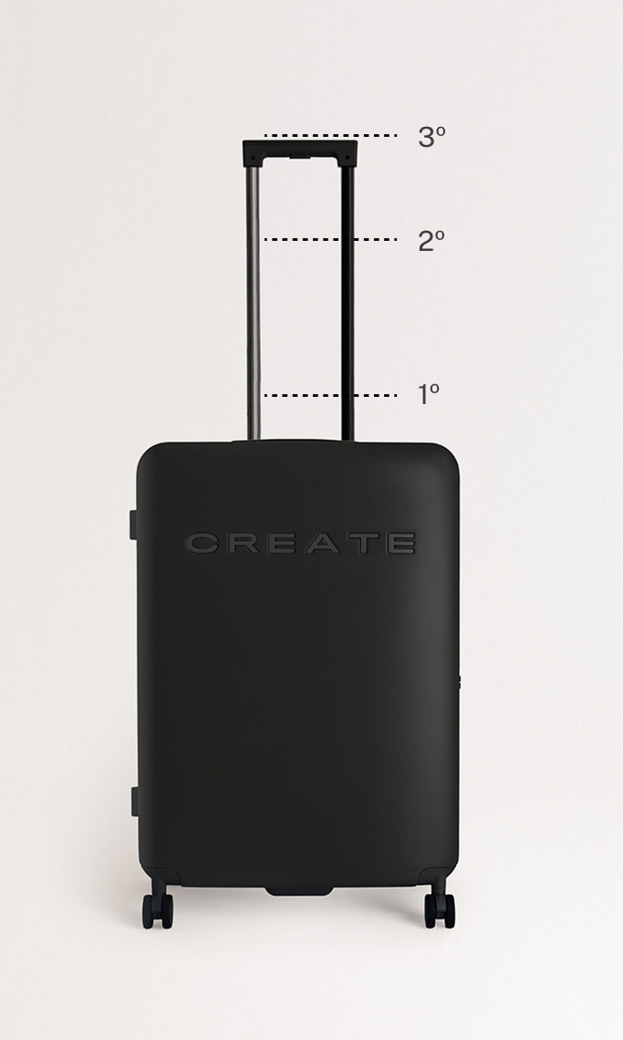 Mango telescópico con 3 posiciones