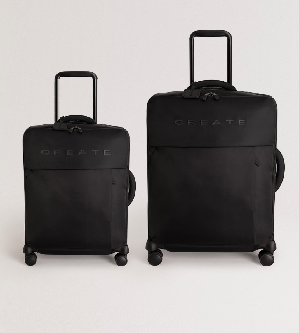 LUGGAGE STUDIO SOFT - Maleta blanda de poliéster con candado TSA y ruedas multidireccionales