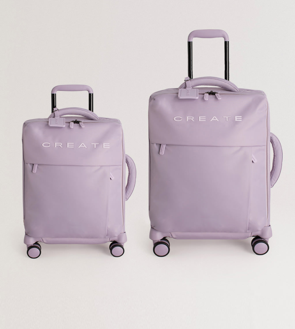 LUGGAGE STUDIO SOFT - Maleta blanda de poliéster con candado TSA y ruedas multidireccionales