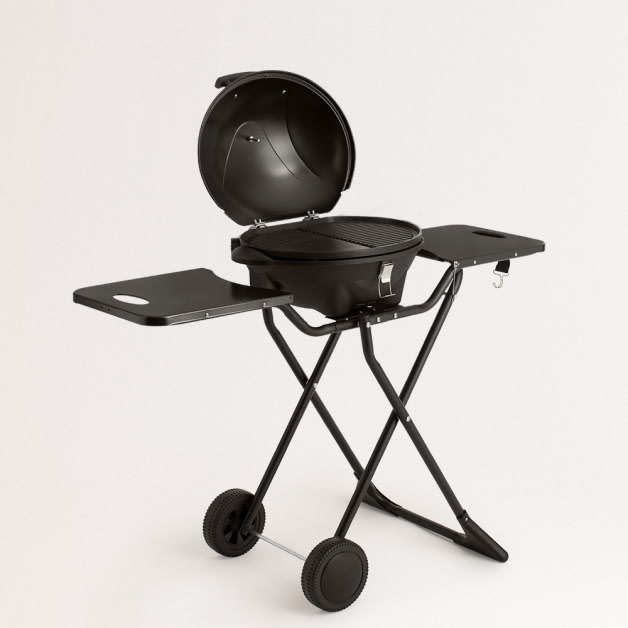 BBQ SURFACE 2 IN 1 - Barbecue elettrico pieghevole con corpo rimovibile