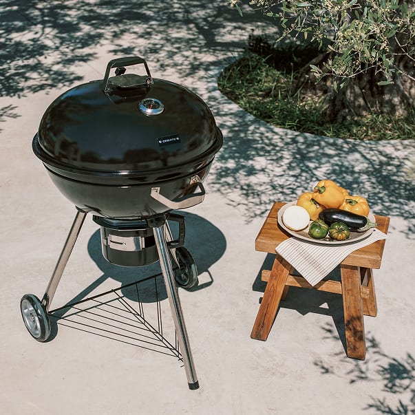 BBQ SMOKEY KETTLE - Barbacoa ahumadora de carbón con recolector de brasas