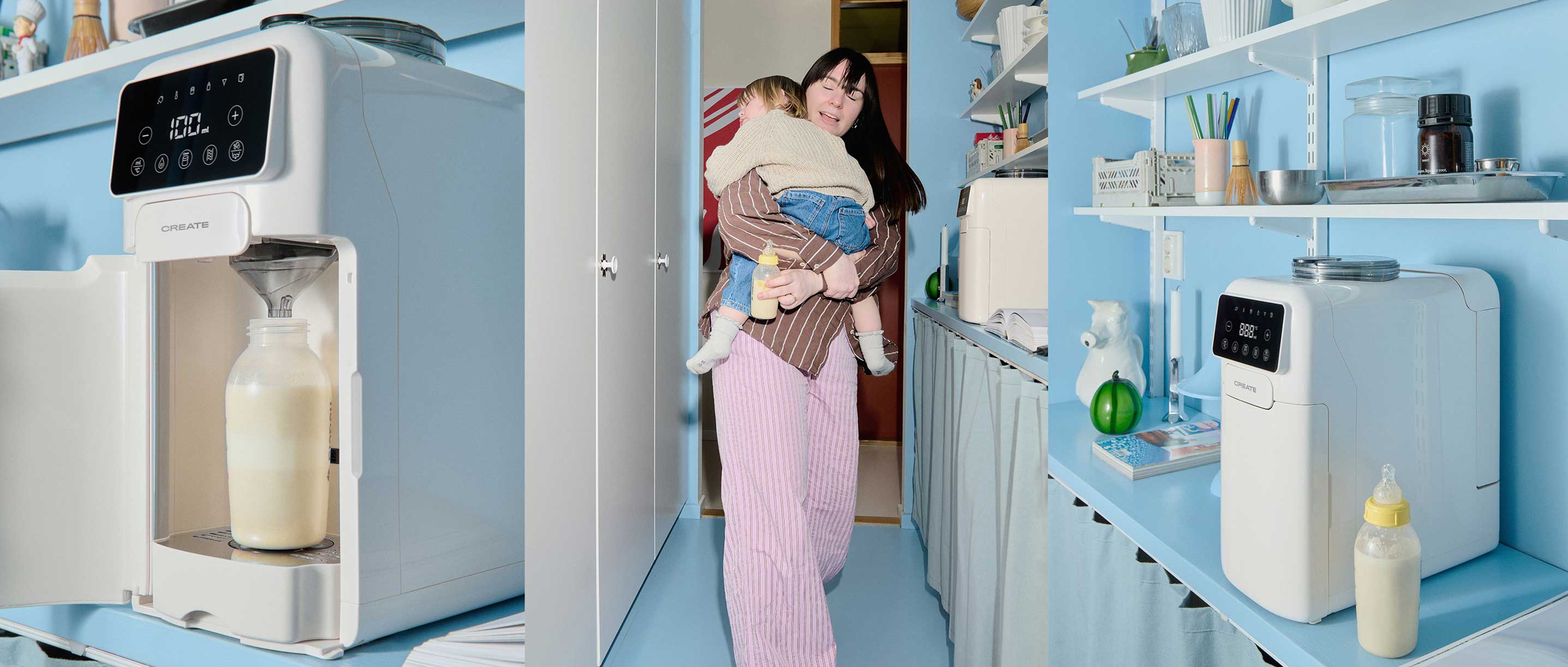 BABY THERA MATIC - Preparador de biberones automático con dosificador de fórmula