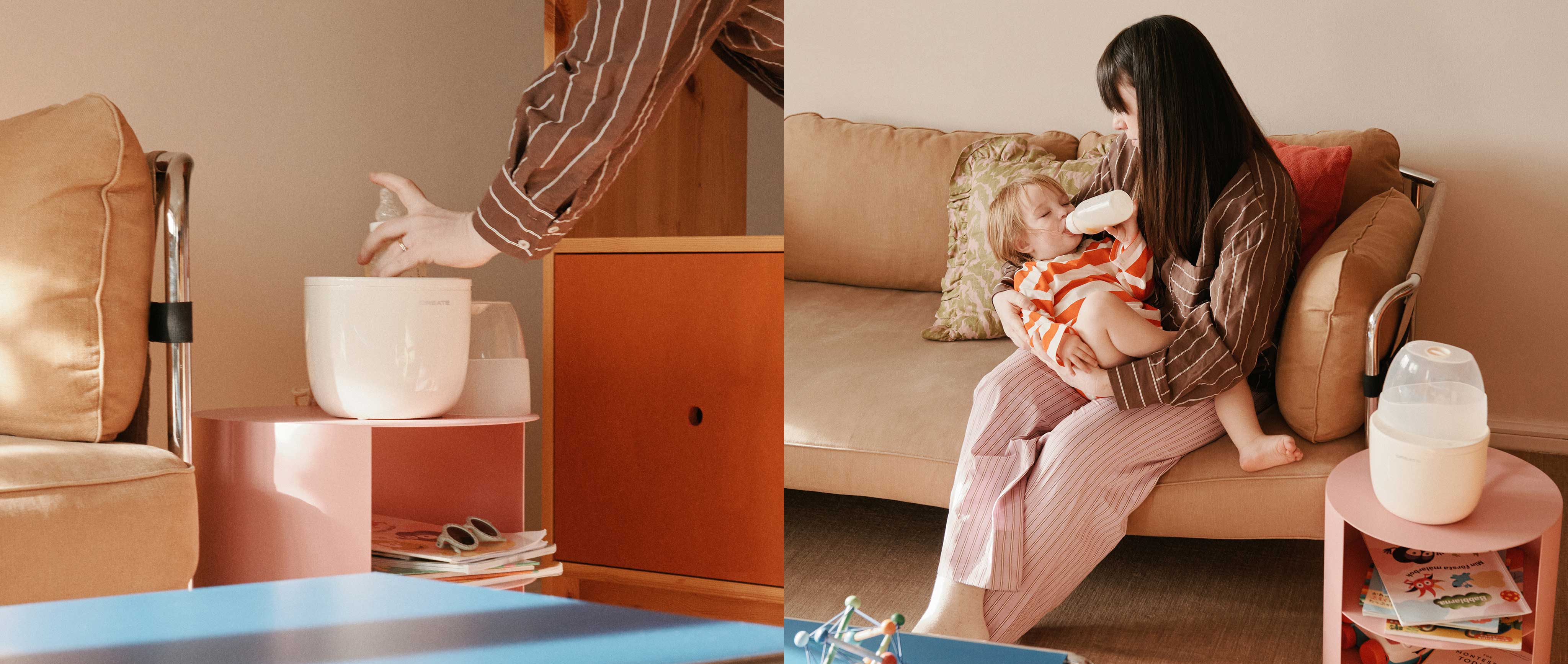 BABY BOTTLE WARMER - Calentador de biberones y esterilizador con función de cocción al vapor