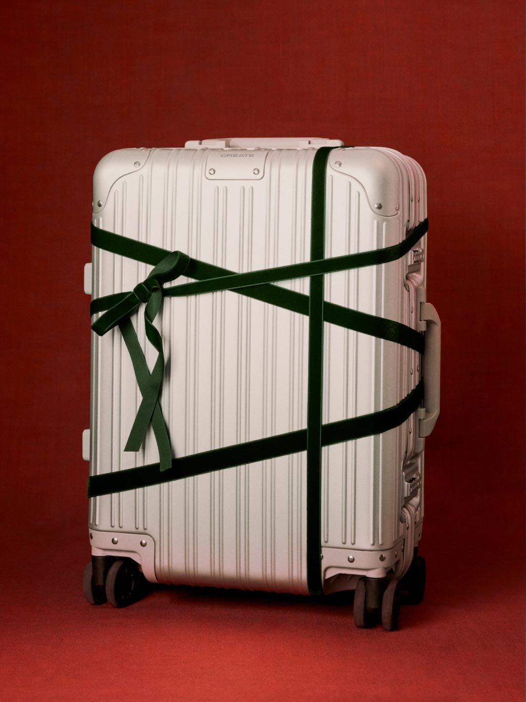 LUGGAGE ALUMINIUM - Aluminium hard-shell suitcase with TSA lock and multidirectional wheels