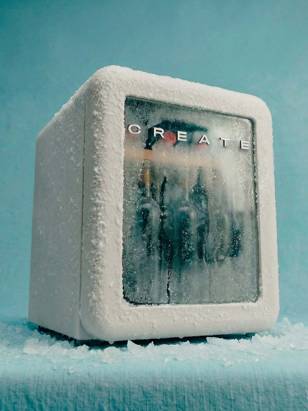 WINECOOLER RETRO - Retro-style electric wine cooler for 12, 45 or 76 bottles