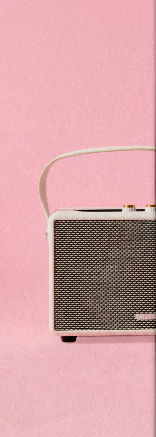 SPEAKER RETRO - Haut-parleur portable avec Bluetooth, USB et AUX 