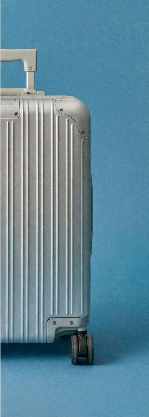 LUGGAGE ALUMINIUM - Valise rigide en aluminium avec serrure TSA et roues multidirectionnelles