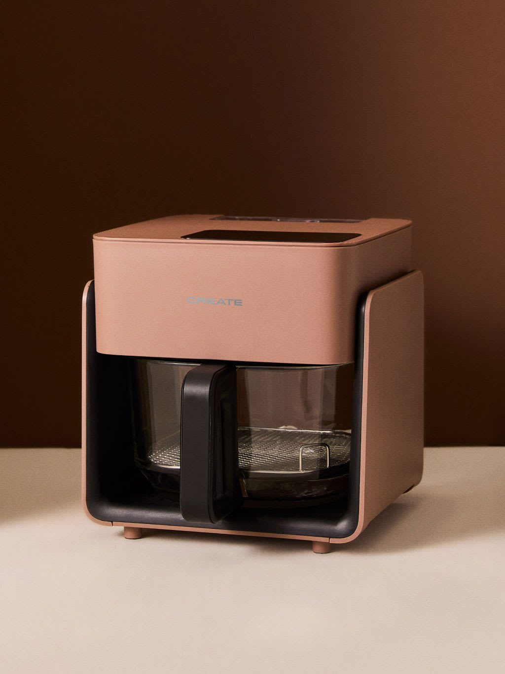 AIR FRYER STUDIO CRYSTAL - 4.2L Glass Air Fryer with Optional Steamer