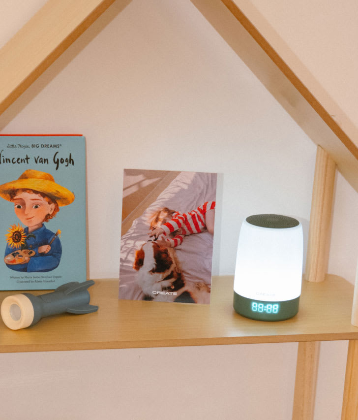 BABY DREAM CONNECT - Lampe de sommeil et de bruit blanc pour bébé avec Wi-Fi