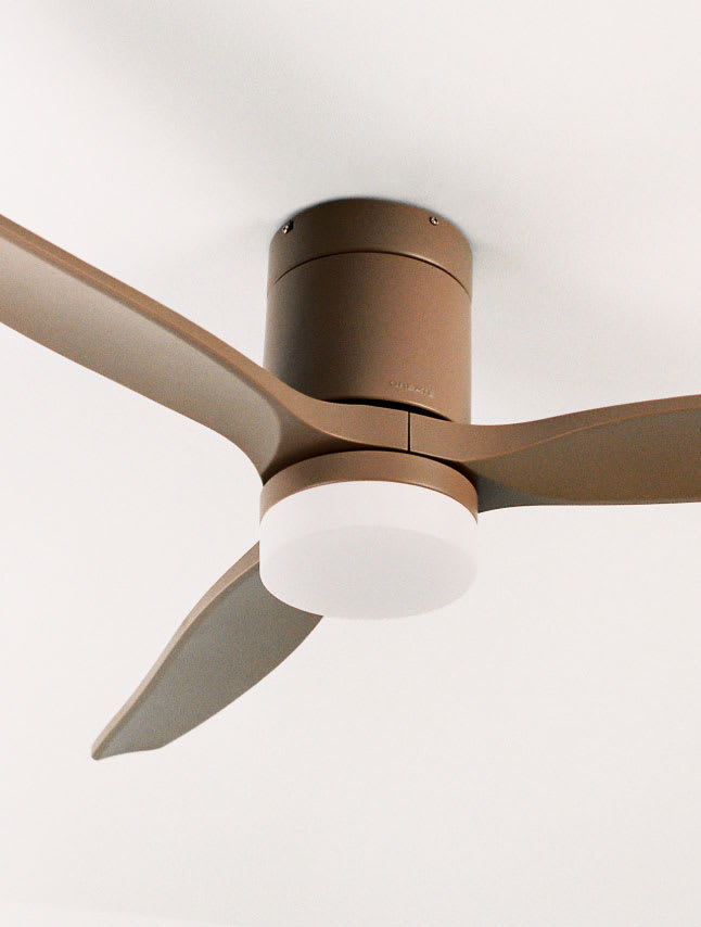 WIND CALM - Quiet 40W ceiling fan with technical ABS blades various sizes